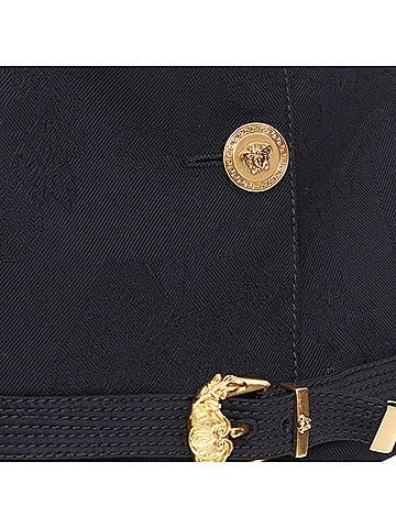 Versace Versace wool Medusa jacquard barocco crop jacket (view 2)