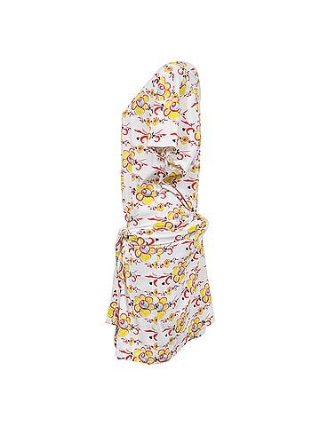 Kenzo Kenzo Floral Print T-Shirt Dress in Multicolor Cotton (view 2)