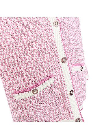 Chanel Chanel tweed metallic buttons long knit cardigan (view 2)