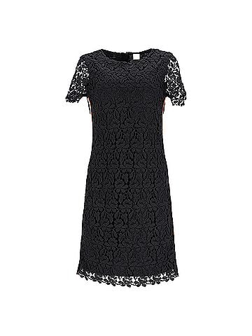 HUGO BOSS Boss Hug Boss Lace Dress in Black Polyester (view 1)