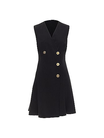 Versace Versace Medusa Buttons Barocco Double Breasted Dress (view 1)