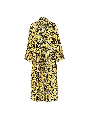 Versace Versace silk Signature Barocco Baroque print g robe gown (view 1)