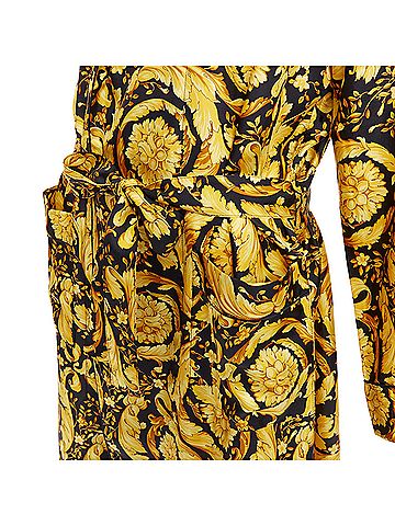 Versace Versace silk Signature Barocco Baroque print g robe gown (view 2)