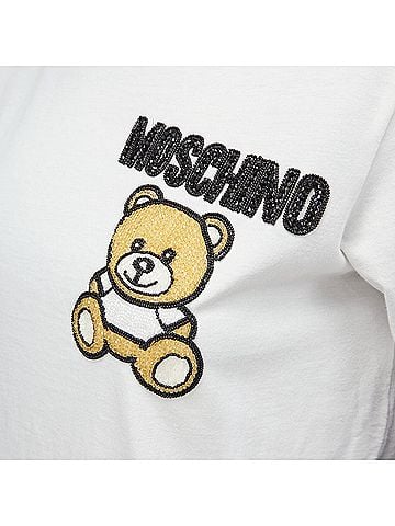 Moschino Moschino Beaded Embroidery Bear Short Sleeve Tshirt (view 2)