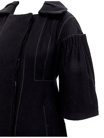 Louis Vuitton Louis Vuitton wool pleated Victorian coat dress (view 2)