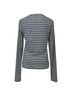 Sportmax 100% Cotton Blue Sportmax Striped Long Sleeve Top in Light Blue Cotton Size M - photo 3