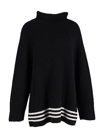 Khaite Khaite Turtleneck Sweater in Black Wool (view 1)