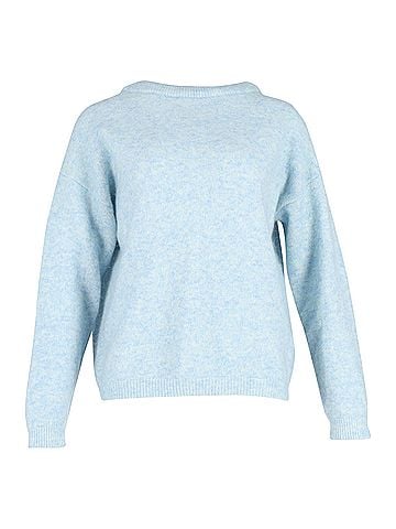 Acne Acne Studios Dramatic Sweater In Light Blue Wool (view 1)