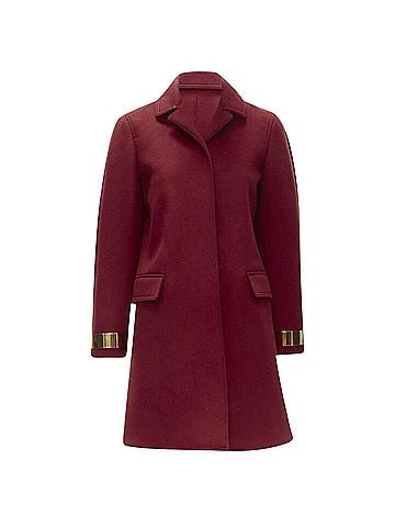 Burberry Burberry cashmere blend metal bar coat (view 1)