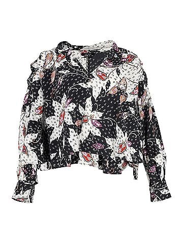 Isabel Marant Isabel Marant Ricky Ruffled Printed Crepe De Chine Blouse In Multicolor Silk (view 1)