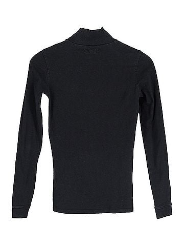 Vetements Vetements Turtleneck Top in Black Cotton (view 2)