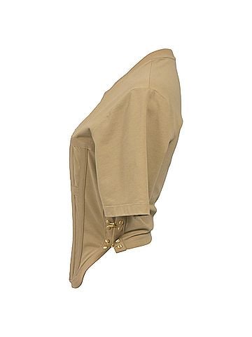 Dion Lee Dion Lee Corset T-Shirt in Khaki Organic Cotton  (view 2)