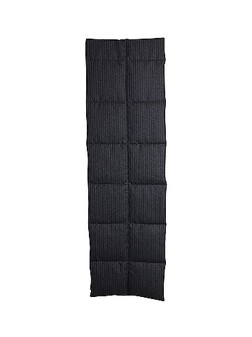 Dries Van Noten Dries Van Noten Padded Scarf in Grey Wool (view 2)