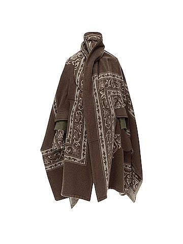 Comme des Garçons Comme Des Garcons ethnic wool cashmere blanket (view 1)