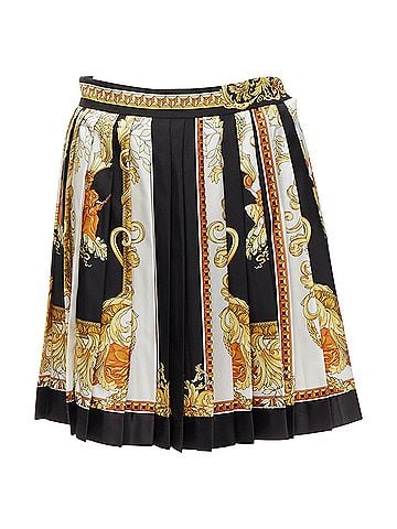 Versace Versace Barocco silk pleated skirt (view 1)