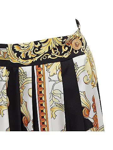 Versace Versace Barocco silk pleated skirt (view 2)