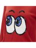 Markus Lupfer 100% Wool Red MarkLupfer comic eyes sequins pullover sweater Size 2 - photo 2