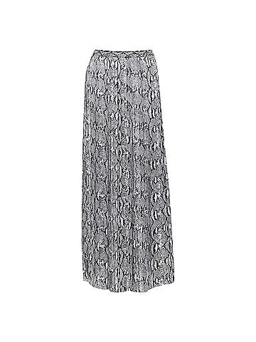 Michael Kors Michael Kors scaled leather print pleated midi summer skirt (view 1)