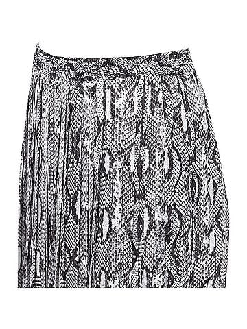Michael Kors Michael Kors scaled leather print pleated midi summer skirt (view 2)
