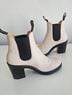 Blundstone 100% Leather Solid Black Ivory Ankle Boots Size 8 1/2 - photo 4