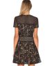 BCBGMAXAZRIA Floral Black Cocktail Dress Size 6 - photo 2