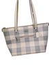 Coach Gray White Leather Hobo One size - photo 1
