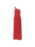 Versace 100% Silk Red Versace silk VirtV clasp one shoulder gown dress Size 6 - photo 1