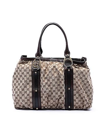 Gucci GG Canvas Interlocking G Tote (view 1)