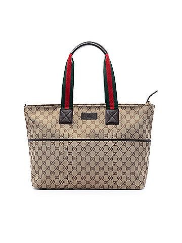 Gucci GG Canvas Web Tote (view 1)