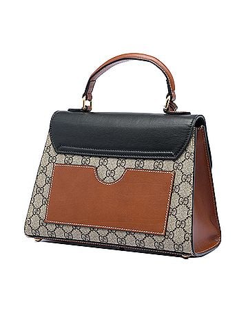 Gucci Small GG Supreme Padlock Satchel (view 2)