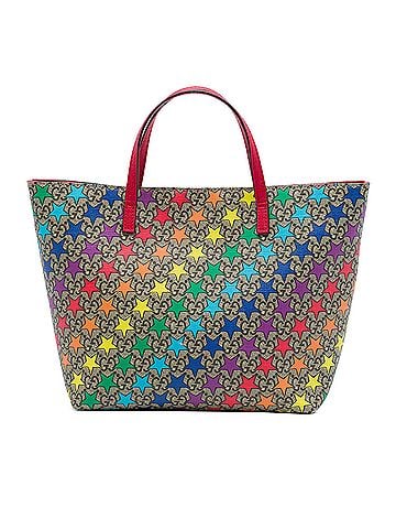 Gucci Childrens GG Supreme Stars Tote (view 1)
