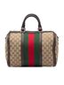 Gucci 100% Canvas Brown Medium GG Canvas Web Joy Boston Bag One size - photo 1