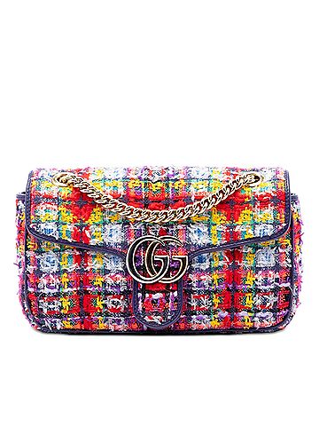 Gucci Medium GG Marmont Tweed Shoulder Bag (view 1)