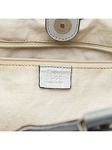 Gucci Medium Metallic Guccissima Sukey Tote (view 2)