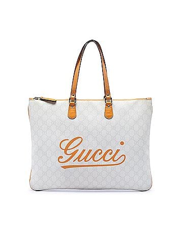 Gucci Large GG Supreme Heritage Logo Tote (view 1)