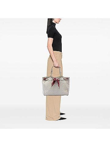 Gucci Large Guccissima Positano Scarf Tote (view 2)