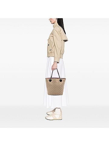 Gucci Large GG Canvas Eclipse Tote (view 2)