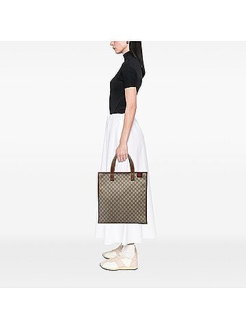 Gucci GG Supreme Web Tote (view 2)