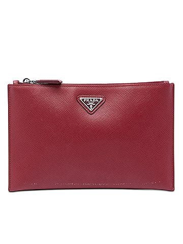 Prada Saffiano Clutch (view 1)