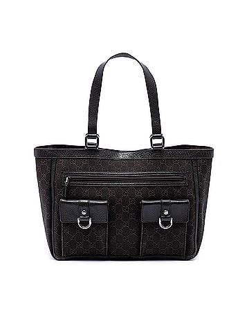 Gucci GG Denim Abbey D Ring Pocket Tote (view 1)