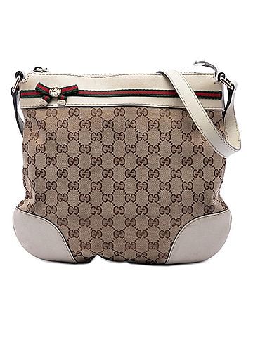 Gucci GG Canvas Web Mayfair Crossbody (view 1)
