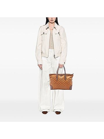 Gucci GG Canvas Web Tote (view 2)