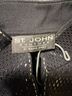St. John Couture Graphic Black Silver Jacket Size 4 - photo 3