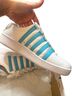 K-Swiss White Blue Sneakers Size 11 - photo 2