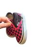 Vans Checkered-gingham Black Pink Sneakers Size 4 - photo 2