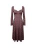 Hutch Damask Black Pink Casual Dress Size M - photo 1