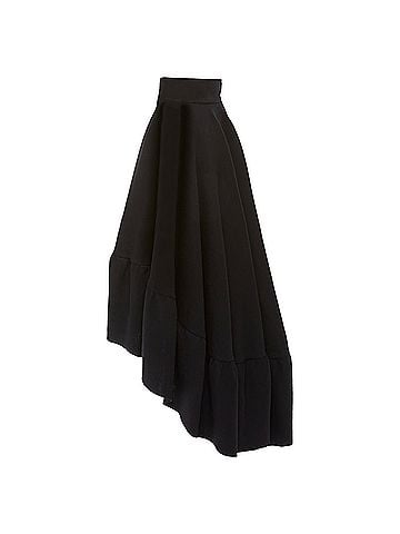Antonio Berardi Antonio Berardi Cotton Blend High Low Dramatic Ruffle Skirt (view 2)