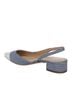Veronica Beard 100% Fabric Print Blue White Heels Size 8 1/2 - photo 2