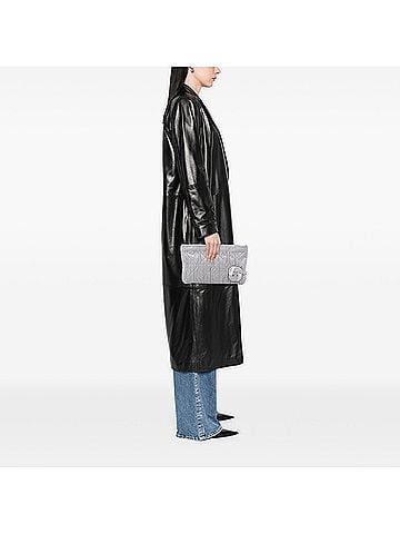 Dior Calfskin Cannage Rose Clutch (view 2)