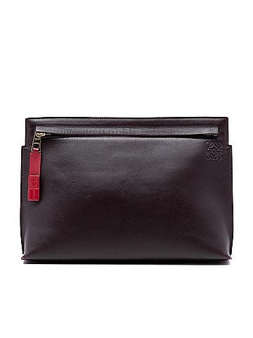 Loewe Bicolor Leather Anagram T Pouch (view 1)